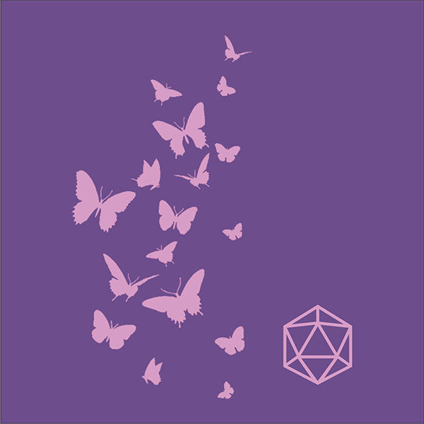Butterflies Dice Bag