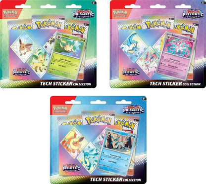 Pokémon Scarlet & Violet: Prismatic Evolutions Tech Sticker Collection