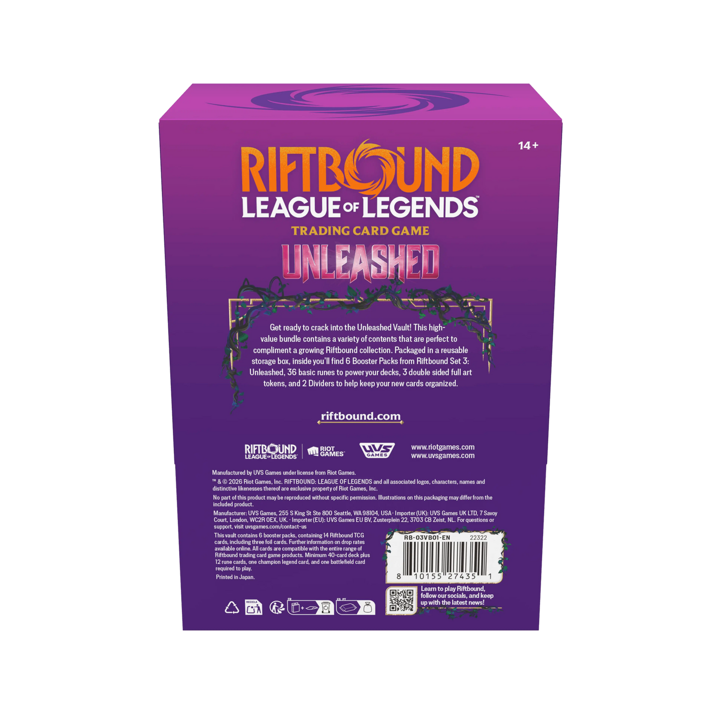 Riftbound League of Legends: Unleashed Vault
