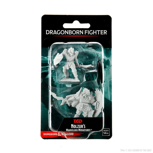 D&D Nolzur’s Marvelous Miniatures: W15 - Dragonborn Fighter Male
