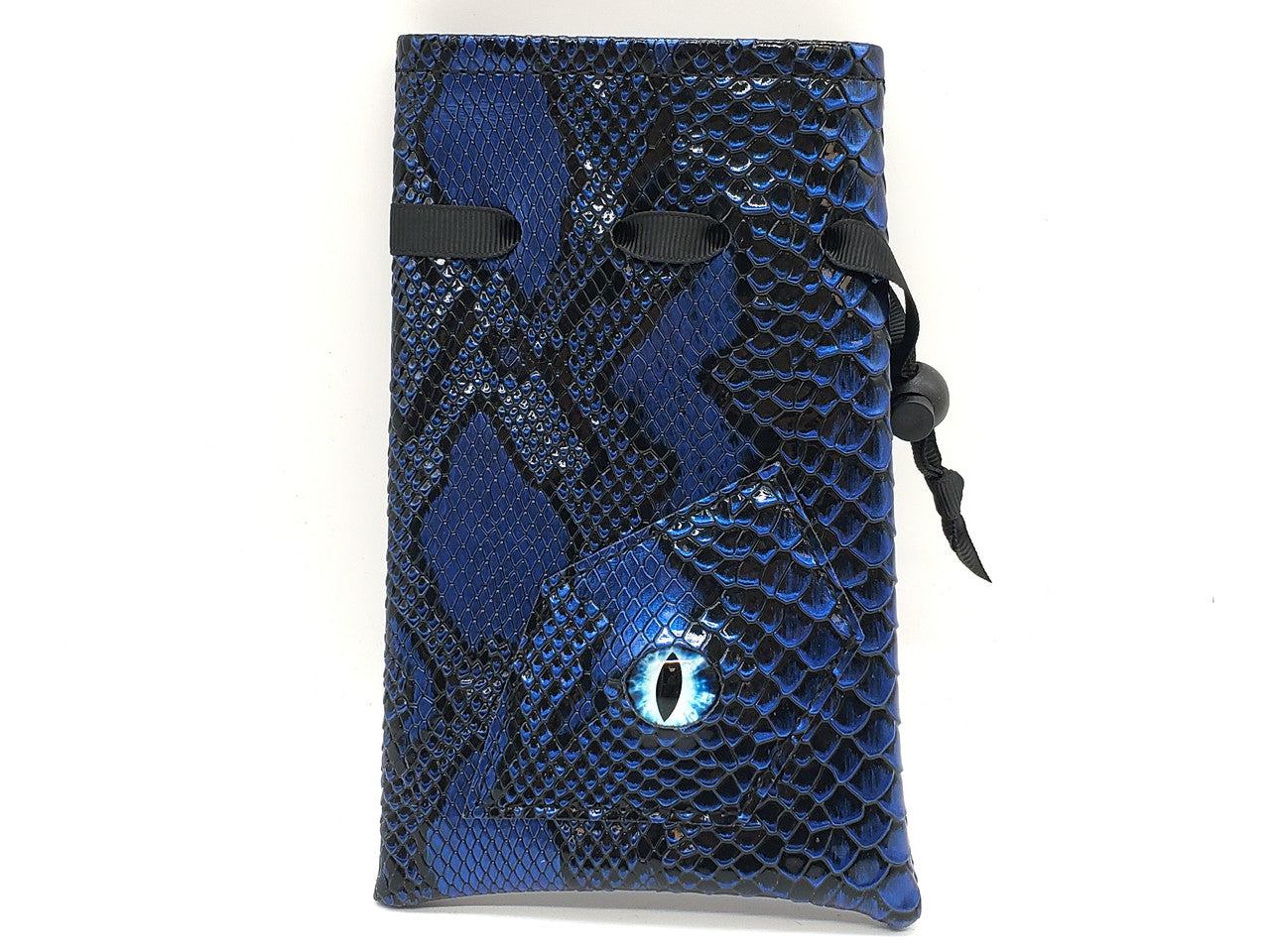 Dragon Eye RPG DnD Dice Bag: Spectral Dragon - Blue & Black