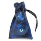 Dragon Eye RPG DnD Dice Bag: Spectral Dragon - Blue & Black