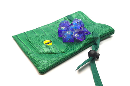 Dragon Eye RPG DnD Dice Bag: Green Dragon