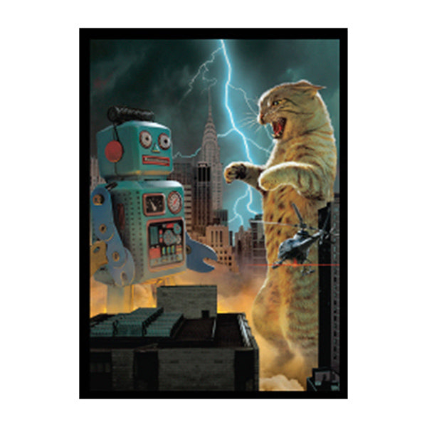 Double-Matte White Core Catzilla Card Sleeves (50ct)