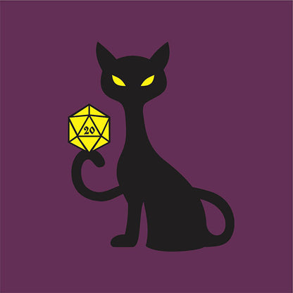 Midnight Kitty Dice Bag