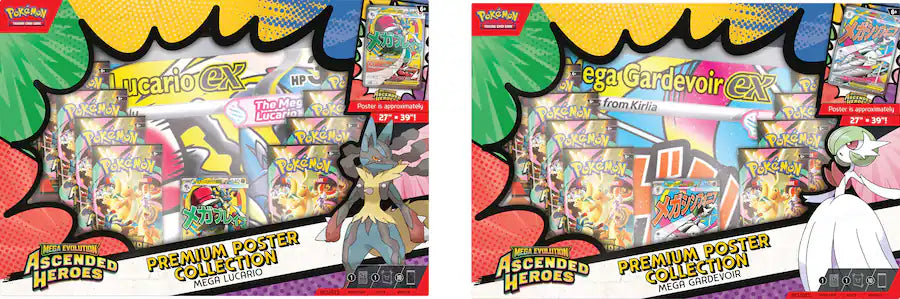 Pokémon TCG - Mega Evolution - Ascended Heroes Premium Poster Collection