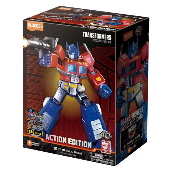 Transformers Blokees: 8-inch Action Light Up Model Kit AE01 G1 Optimus Prime