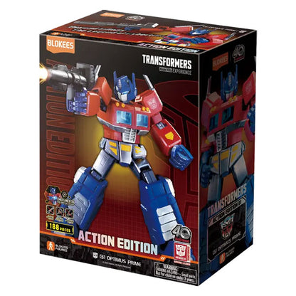 Transformers Blokees: 8-inch Action Light Up Model Kit AE01 G1 Optimus Prime