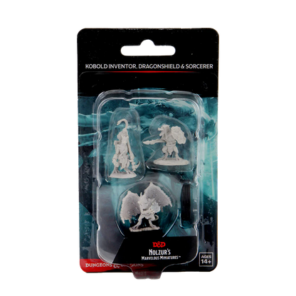 D&D Nolzur's Marvelous Miniatures: W12 - Kobold Inventor, Dragonshield & Sorcerer