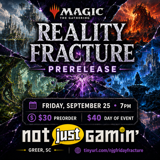 Magic the Gathering, Reality Fracture Prerelease Celebration: Friday, 9/25/2026