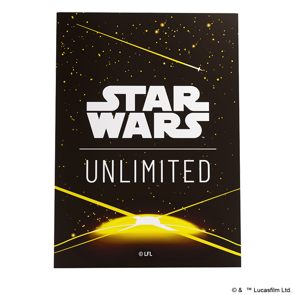 Star Wars Unlimited - Art Sleeves: Card Back Yellow Not Just Gamin' Star Wars Unlimited - Art Sleeves: Card Back Yellow Not Just Gamin'