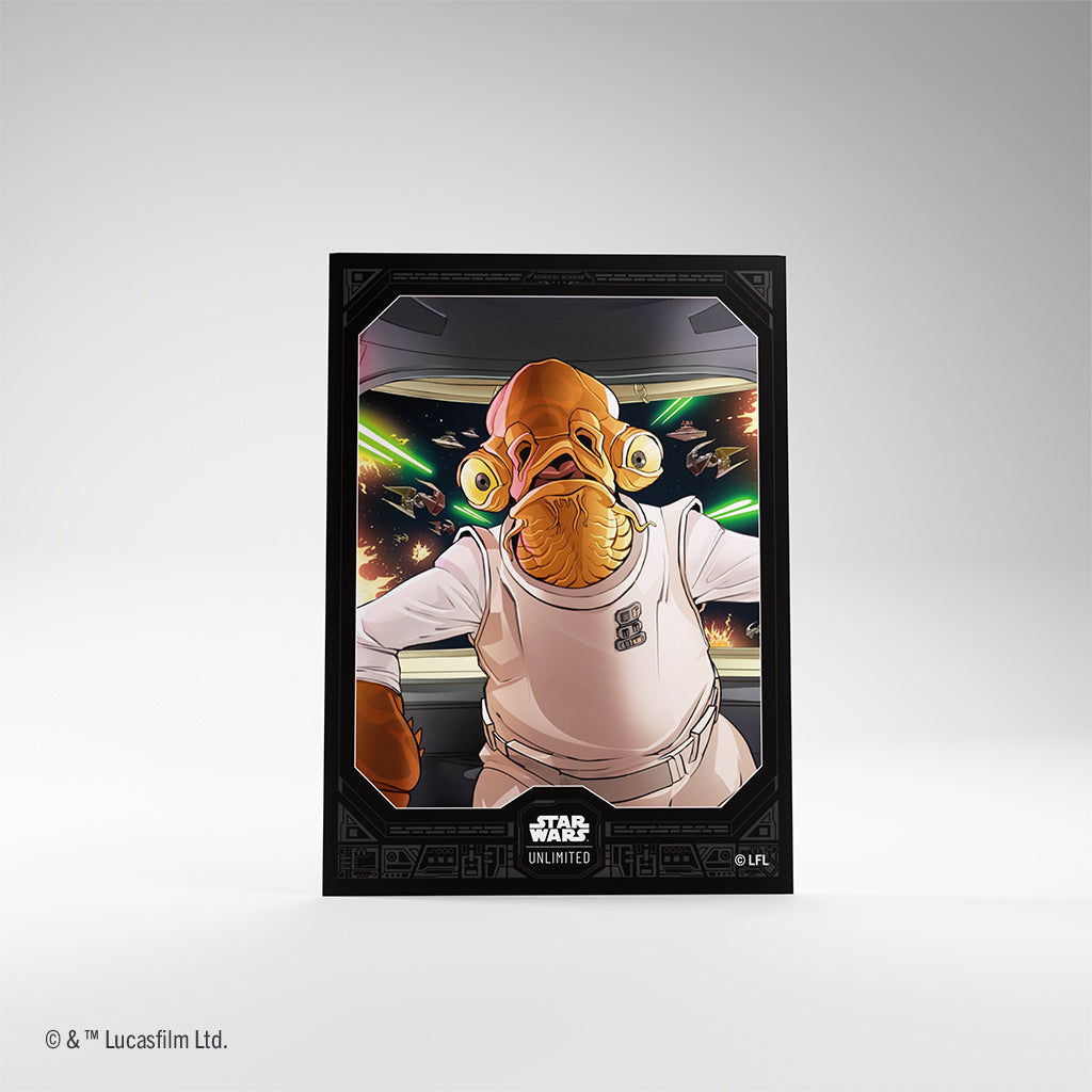 Star Wars Unlimited - Premium Art Sleeve: Admiral Ackbar