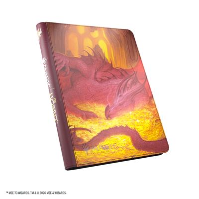 Magic: The Gathering | The Hobbit Zipup Album 18-Pocket: Smaug's Mox Amber