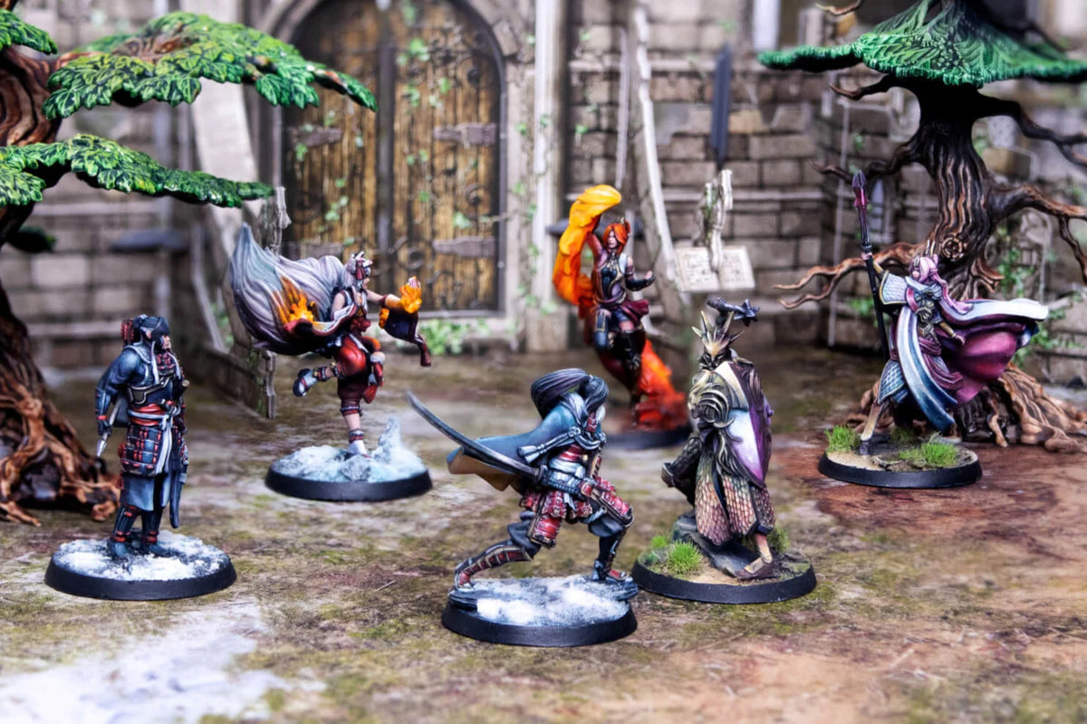 Eldfall Chronicles Skirmish Wargame: Empire of Soga vs Helian League - Two Player Starter Set