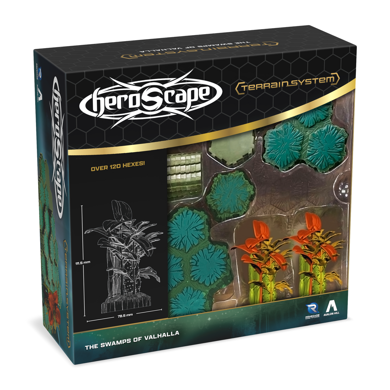Heroscape: The Swamps of Valhalla Terrain Set