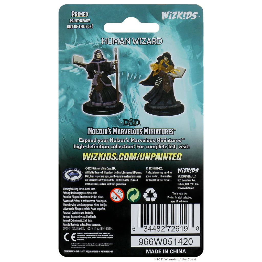 D&D Nolzur’s Marvelous Miniatures: W01 - Human Female Wizard