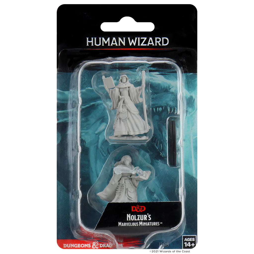 D&D Nolzur’s Marvelous Miniatures: W01 - Human Female Wizard