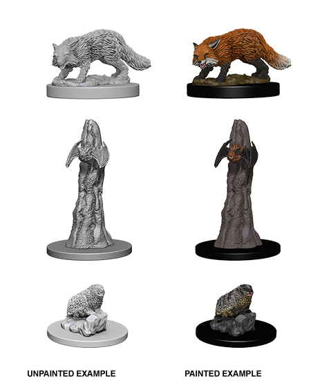 Deep Cuts Unpainted Miniatures: W01 - Familiars