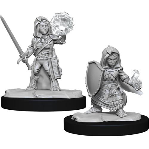 Deep Cuts Unpainted Miniatures: W14 - Halfling Cleric Female