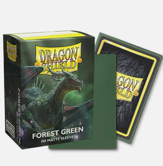 Dragon Shield - Forest Green - Matte Sleeves - Standard Size