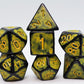 Foam Brain - Timeworn Yellow RPG Dice Set