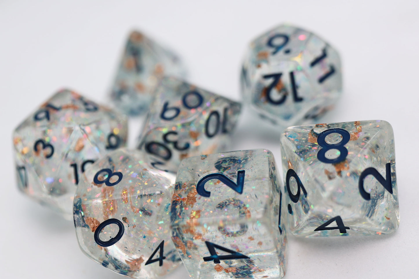 Foam Brain - FROZEN IN TIME RPG DICE SET