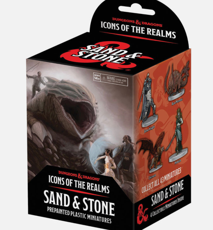 Dungeons & Dragons Miniatures: Icons of the Realms - Sand & Stone - Booster Pack