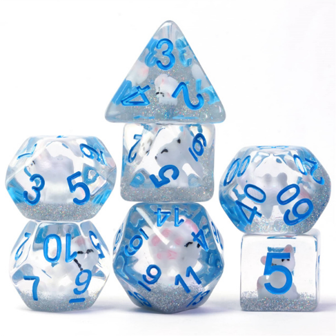 Foam Brain - Arctic Fox RPG Dice Set