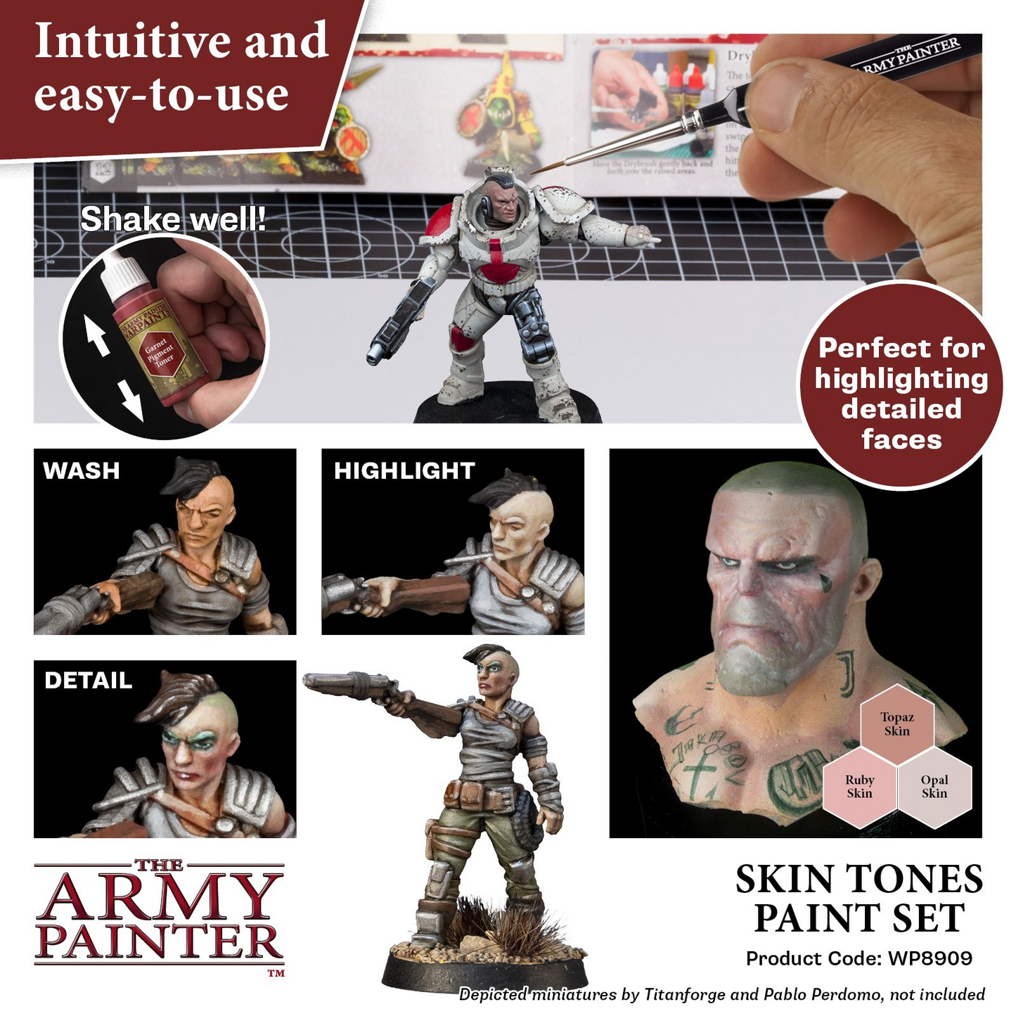 The Army Painter - Skin Tones Paint Set