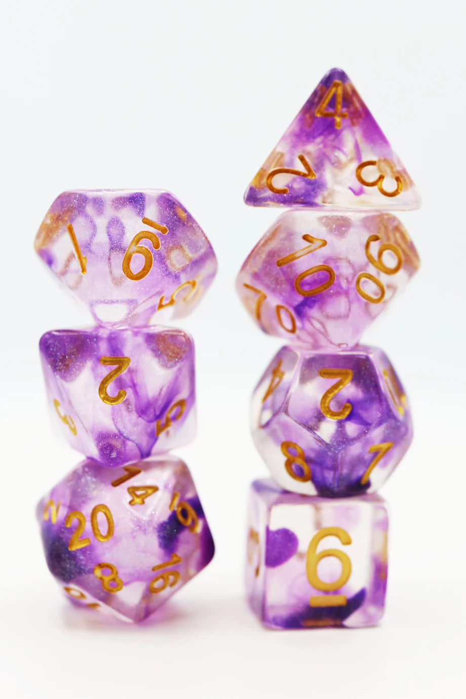 Foam Brain - Electric Iris RPG Dice Set