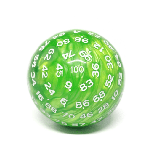 Foam Brain - 45mm D100, Green Pearl