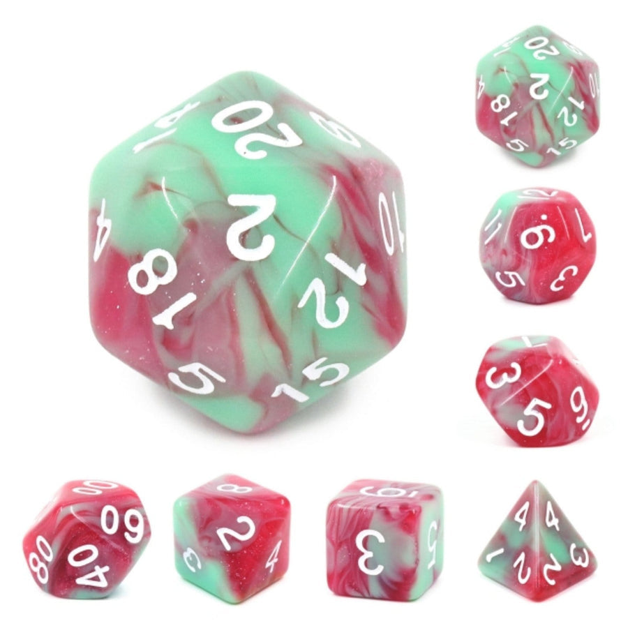 Foam Brain - Strawberry Creme RPG Dice Set