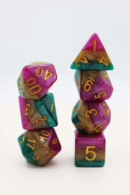 Foam Brain - Fat Tuesday RPG Dice Set