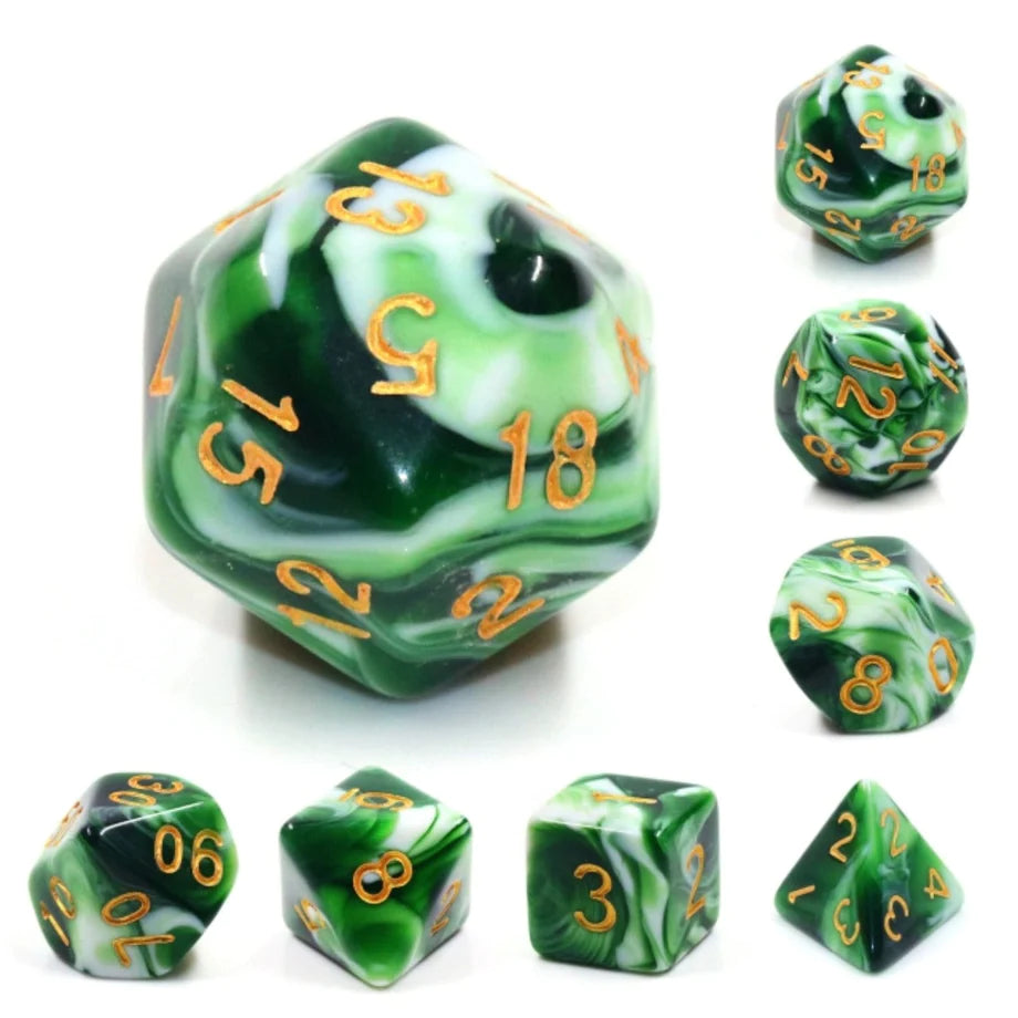 Foam Brain - Jadeite RPG Dice Set