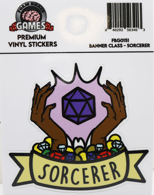 BANNER CLASS STICKER - SORCERER