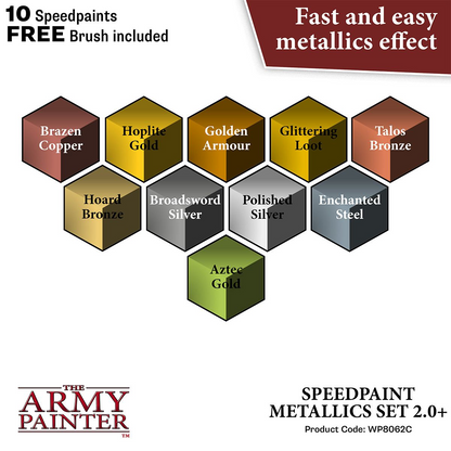 The Army Painter - Speedpaint Mega Metallics Set 2.0