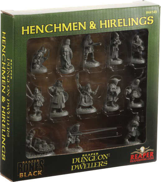 Reaper Bones Black- Henchmen & Hirelings