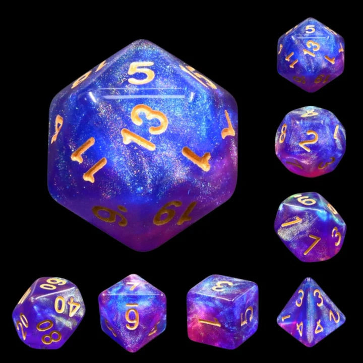 Foam Brain - Blue Enchantress RPG Dice Set