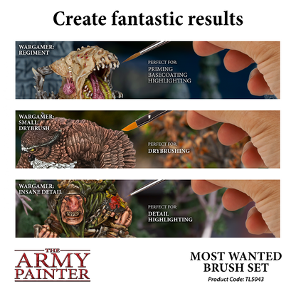 The Army Painter - Most Wanted Brush Set