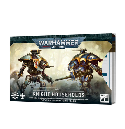 40K - 10th Edition, Knight Households Index Cards