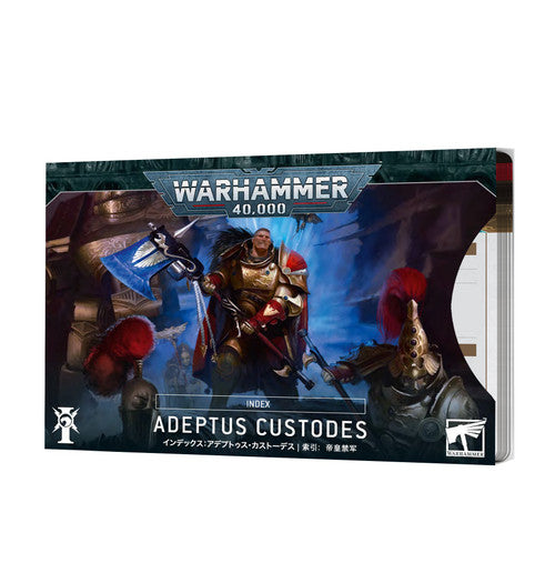 40K - 10th Edition, Adeptus Custodes Index Cards