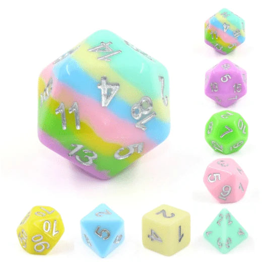 8 Piece Harmony RPG Dice Set