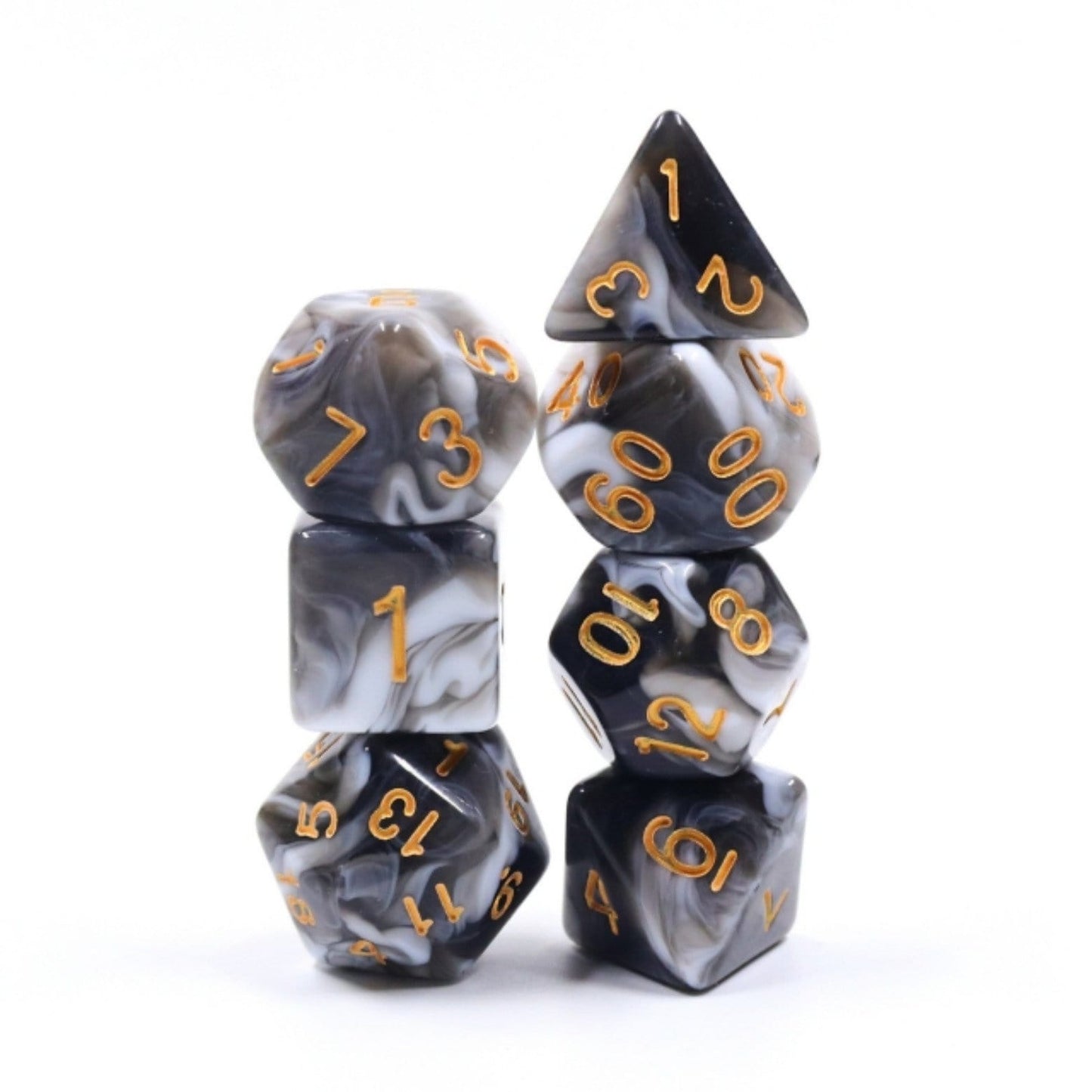 Foam Brain - Espresso Cream RPG Dice Set