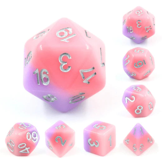 Foam Brain - Slumber Rose RPG Dice Set