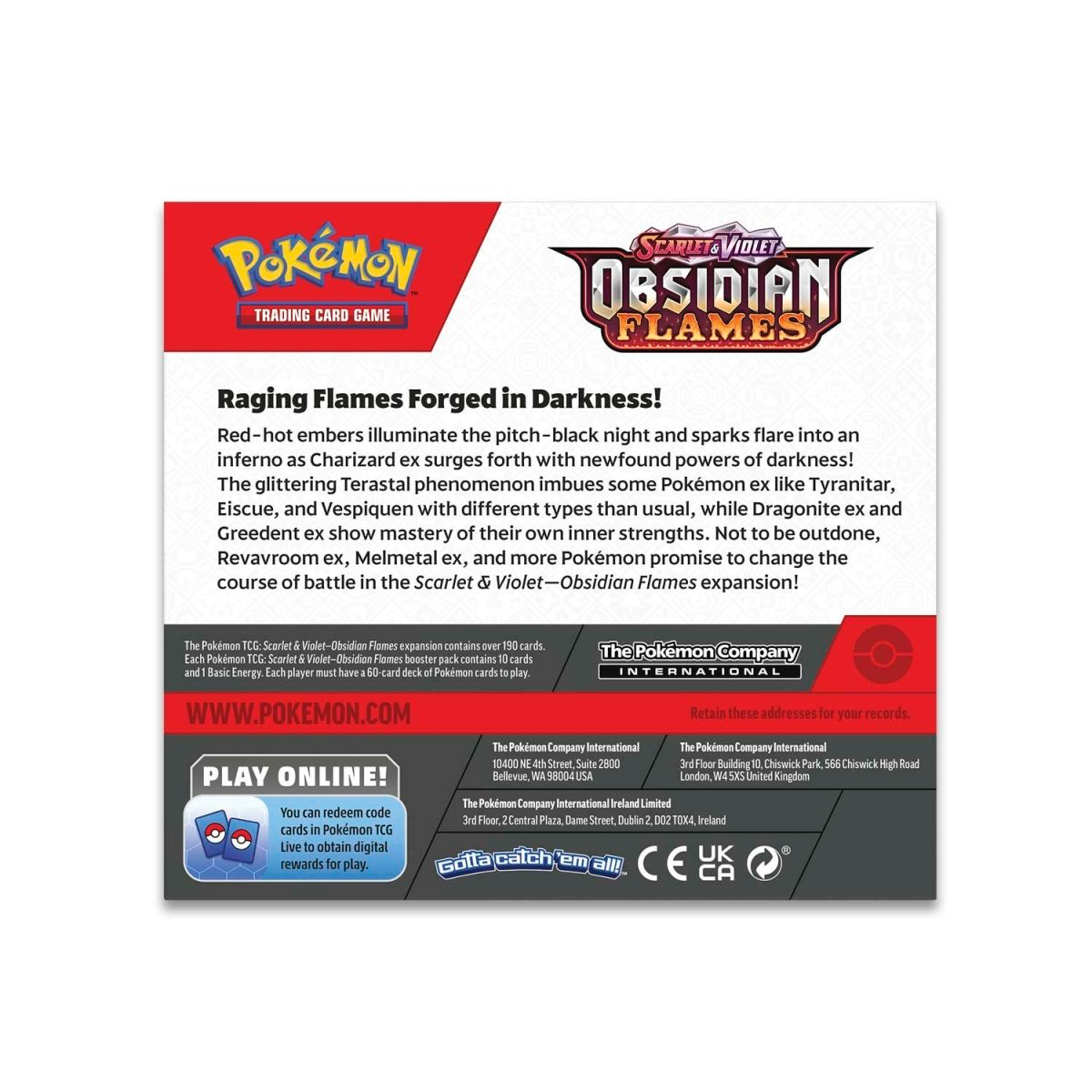 Pokémon - Obsidian Flames Booster Box