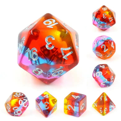 Foam Brain - Golden Time RPG Dice Set