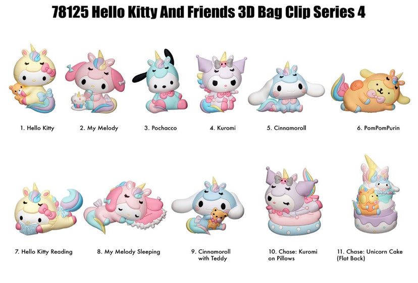 Hello Kitty and Friends Figural Bag Clip