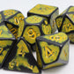 Foam Brain - Timeworn Yellow RPG Dice Set