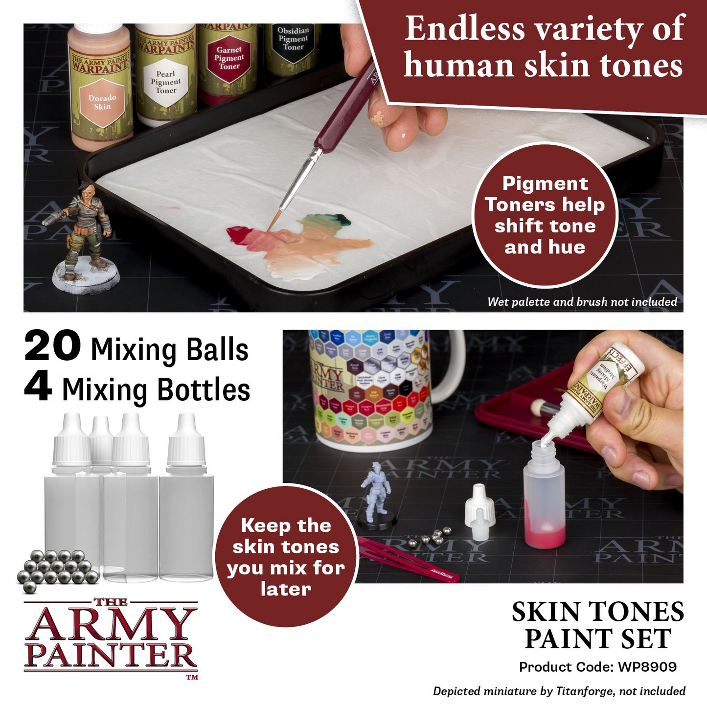 The Army Painter - Skin Tones Paint Set