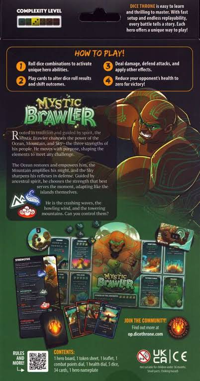 Dice Throne: Hero Pack - Mystic Brawler (2026)